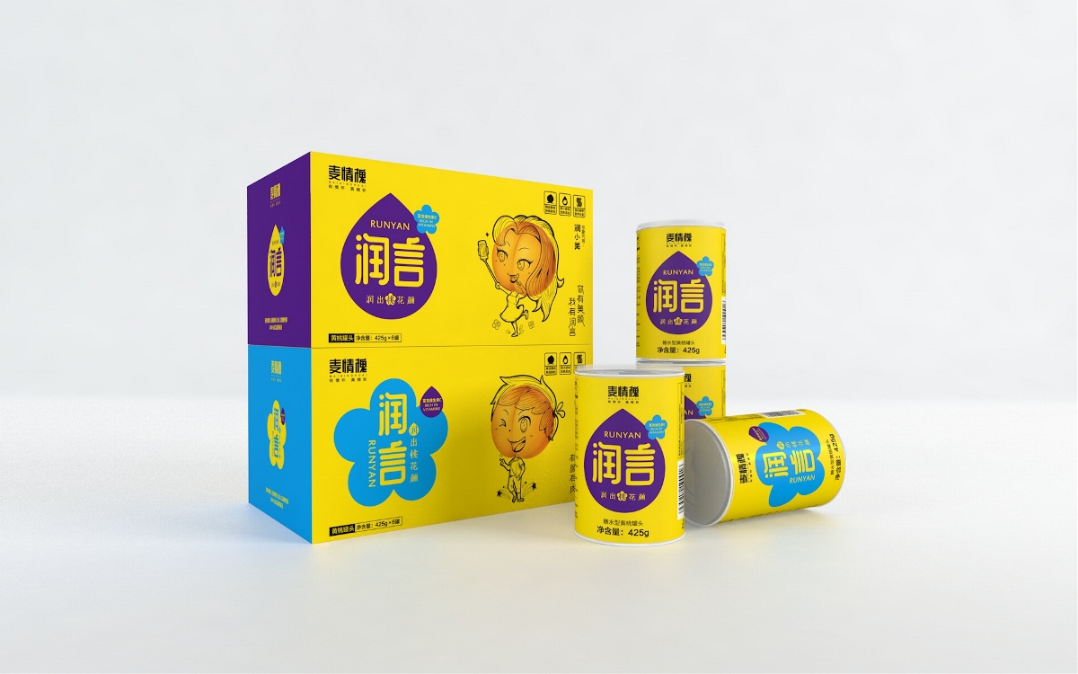 黄桃罐头纸箱定做-水果罐头包装箱制作